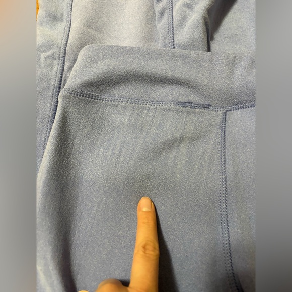 Yogalicious Girls Flare Leggings in Navy, Sky Blue, and Pink - Picture 5 of 5